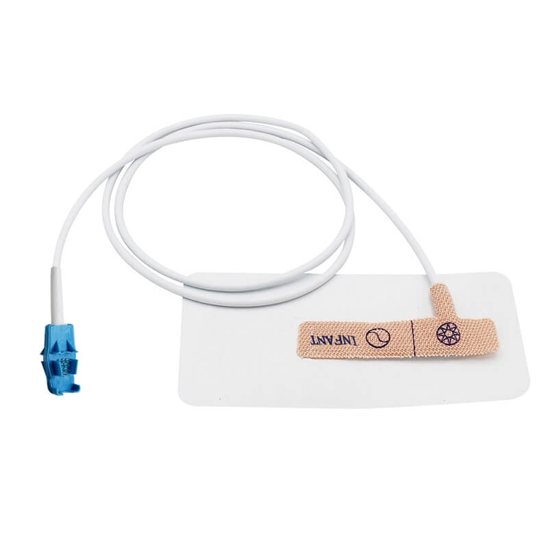 For GE OXYTIP Disposable Oximax Spo2 Adhesive Sensor 8 Pins Infant Probe 12 Pack - sinokmed