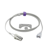 For Masimo 1895 (LNCS TC-I) Spo2 Sensor Ear Clip 3.2 ft 9 Pins Connector - sinokmed