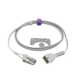 For MEK SpO2 Sensor Reusable Ear Clip Connector 3.2 ft 7 Pins Connector - sinokmed