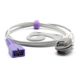 For Nellcor Spo2 Sensor Adult Ear Clip 3.2 ft 9 Pins Connector