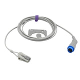 For Biolight SpO2 Sensor Adult Ear Clip 9.8 ft 7 Pin Connector - sinokmed