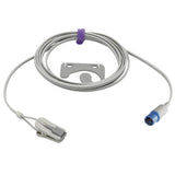 For Drager Siemens Spo2 Sensor Ear Clip 9.8 ft 6 Pins Connector - sinokmed