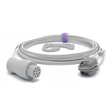 Capteur SpO2 Datex Ohmeda OXY-E4-N, clip auriculaire pour adulte, connecteur 10 broches, 3 m