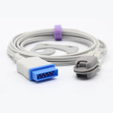 For for GE Marquette Spo2 Sensor Nellcor Technology Ear Clip 9.8 ft 11 Pins Connector - sinokmed