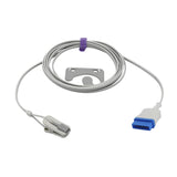 For for GE Marquette Spo2 Sensor Adult Ear Clip Masimo technology 9.8 ft 11 Pins Connector - sinokmed