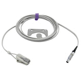 For Nonin Spo2 Sensor Adult Ear Clip 9.8 ft 6 Pins Connector - sinokmed