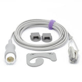 Pour capteur Mindray SpO2, clip auriculaire Masimo Tech, connecteur 7 broches, 3 m