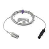For Baxter Spo2 Sensor Adult Ear Clip 9.8 ft 7 Pin Connector - sinokmed