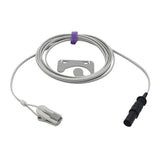 For for GE Ohmeda OXY-E4-H Spo2 Sensor Ear Clip 9.8 ft 7 Pins Connector - sinokmed