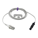 For for Novametrix Spo2 Sensor Ear Clip 9.8 ft 7 Pins Connector - sinokmed