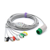 For Medtronic-Physio Control ECG Cable 5 Leads IEC Pinch/Grabber Connector