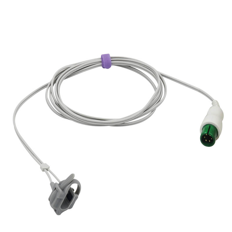 For for Bionet Spo2 Sensor Neonate Wrap 9.8 ft 6 Pins Connector - sinokmed