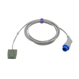 For Nihon Kohden Spo2 Sensor Pediatric Soft 9.8 ft 10 Pin Connector - sinokmed
