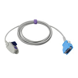 For Nihon Kohden Spo2 Sensor Pediatric Clip 9.8 ft 14 Pin Connector - sinokmed