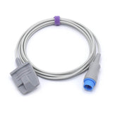 Pour capteur SpO2 Biolight, connecteur souple pour doigt adulte, 3 m, 9 broches