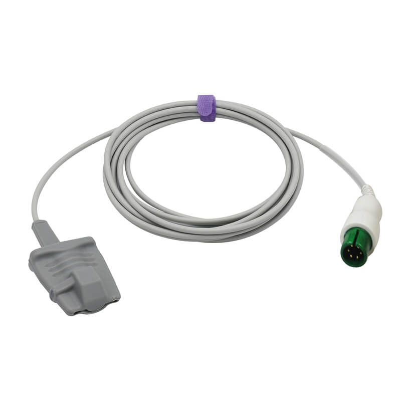 For for Bionet Spo2 Sensor Finger Soft 9.8 ft 6 Pins Connector - sinokmed