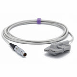 Pour capteur SpO2 Mindray 5 broches, connecteur souple adulte de 3 m