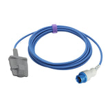 For Philips M1190A Spo2 Sensor Adult Soft 9.8 ft 12 Pins Connector - sinokmed