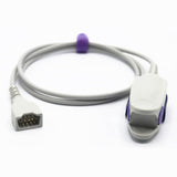 Connecteur réutilisable pour capteur SpO2 Dolphin 201 pour adulte, 9,7 m