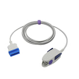 For for GE Marquette Spo2 Sensor Masimo technology Finger Clip 9.8 ft 11 Pins Connector - sinokmed