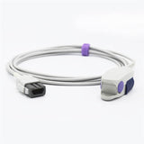 For Ohmeda Trusat Spo2 Sensor OXY-F4-MC Adult Finger Clip 9.8 ft 9 Pins Connector - sinokmed