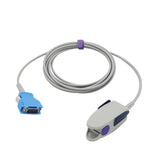 For Nihon Kohden Spo2 Sensor Adult Finger Clip 9.8 ft 14 Pin Connector - sinokmed