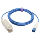 For Philips Spo2 Sensor Masimo Tech Adult Finger Clip 9.8 ft 8 Pins Connector - sinokmed
