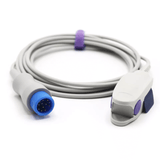 For Philips Spo2 Sensor Adult Finger Clip 9.8 ft 12 Pins Connector