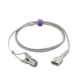 For Datex Ohmeda Veterinary Spo2 Lingual Sensor Vet Ear Tongue 3.2 ft 9 Pins Connector - sinokmed