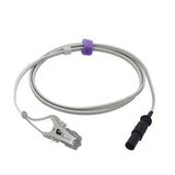 For Datex Ohmeda Veterinary Spo2 Sensor Animal Ear Tongue Clip 3.2 ft 7 Pins Connector - sinokmed