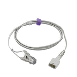 For MEK SpO2 Sensor Reusable Animal Clip Connector 3.2 ft 7 Pins Connector - sinokmed