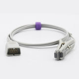For Nihon Kohden Spo2 Sensor Lingual Sensor Vet Ear Tongue 3.2 ft 9 Pins Connector - sinokmed