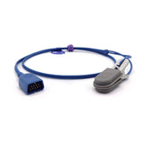 For Nihon Kohden Spo2 Sensor Ear Clip 3.2 ft 9 Pins Connector