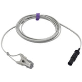 For Baxter Spo2 Sensor Animal Clip 9.8 ft 7 Pin Connector - sinokmed