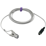 For Biosys Spo2 Sensor Animal Clip 9.8 ft 6 Pin Connector - sinokmed