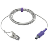 For Biolight Spo2 Sensor Animal Clip 9.8 ft 5 Pins Connector - sinokmed