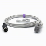 For Mindray Datascope Veterinary Spo2 Lingual Sensor Vet Ear Tongue 9.8 ft 8 Pins Connector