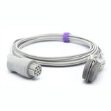 Pour capteur SpO2 vétérinaire Datex Ohmeda, clip auriculaire et lingual pour animaux, connecteur 10 broches, 3 m