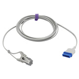 For Marquette Veterinary Spo2 Sensor Animal Ear Tongue Clip Masimo technology 9.8 ft 11 Pins Connector - sinokmed