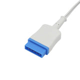 For GE Datex Ohmeda Spo2 Sensor Lingual Sensor Vet Ear Tongue 9.8 ft 11 Pins Connector - sinokmed