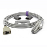 Pour capteur vétérinaire spo2 Mindray-Datascope, clip auriculaire pour langue animale, connecteur 14 broches de 3 m