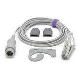 For Mindray Spo2 Sensor Animal Clip Nellcor Oximax 9.8 ft 8 Pins Connector