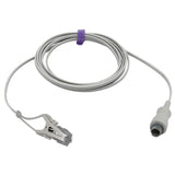 For Mindray Veterinary Spo2 Lingual Sensor Vet Ear Tongue 9.8 ft 8 Pin Connector - sinokmed