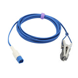 For Philips Veterinary Spo2 Sensor Animal Ear Tongue Clip 9.8 ft 8 Pins Connector - sinokmed