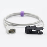 For Dolphin Spo2 Sensor Adult Ear Clip 3.2 ft Connector - sinokmed
