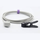 For Criticare CSI Veterinary Spo2 Sensor Animal Lingual Ear Clip 9.8 ft 6 Pins Connector - sinokmed