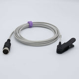 For for Mindray Datascope Veterinary Spo2 Lingual Sensor Vet Ear Tongue 9.8 ft 8 Pins Connector - sinokmed