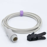 For Mindray Spo2 Sensor Animal Clip Nellcor Oximax 9.8 ft 8 Pins Connector - sinokmed