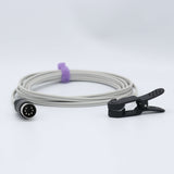 For Schiller SpO2 Sensor Masimo Technology Animal Clip 9.8 ft 7 Pins Connector - sinokmed