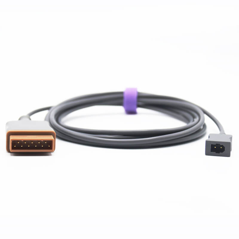 For GE Marquette 2024701-001 Temperature Probe Adapter Cable - sinokmed